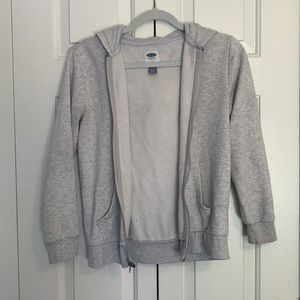 Grey Zip-Up/Hoodie